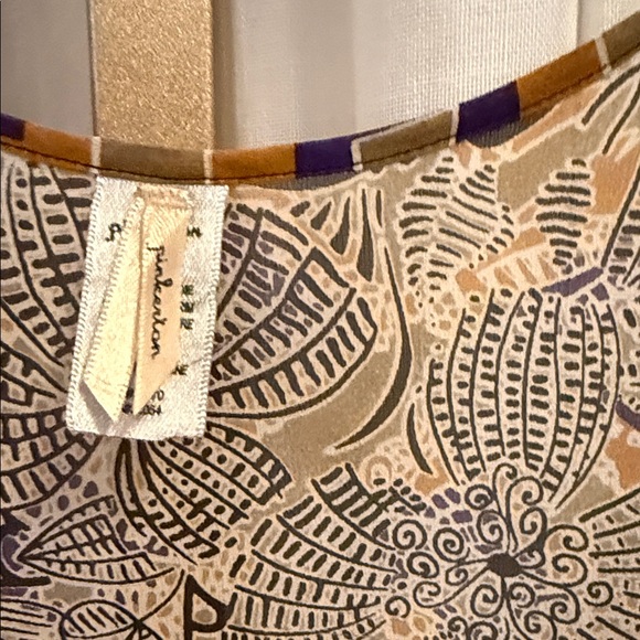 Colorful Patchwork Ruffle Mini Dress - Picture 3 of 7